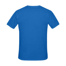 #Rossolini1.com# Gold Writing Blue Men's T-Shirt