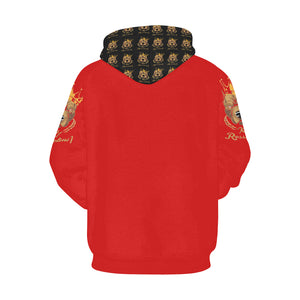#MASK OFF# Red Hoodie for Men (Model H13)
