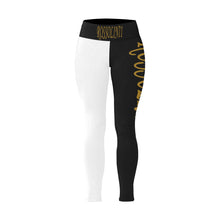 #Rossolini1# TheName B/W Plus Size High Waist Leggings (Model L44)