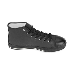 #Rossolini1# InSider Charcoal Women's Classic High Top Canvas Shoes (Model 017)