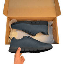 #Rossolini1# TimeLess Navy Blue Men's Breathable Running Shoes (Model 055)