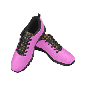 #Rossolini1# TimeLess Pink Women's Breathable Running Shoes/Large (Model 055)