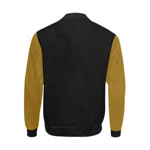 #Rossolini1# In Your Face Gold Bomber Jacket for Men (Model H31)