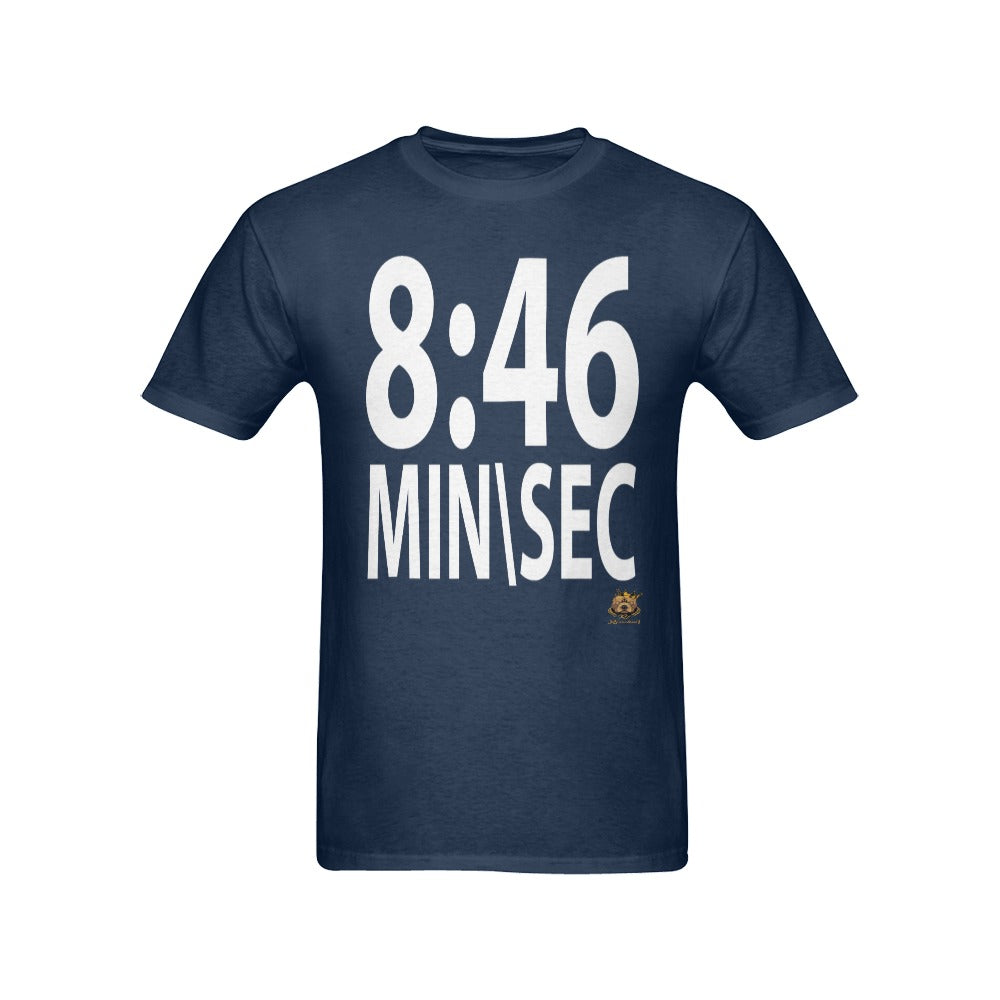 #Rossolini1# 8:46 Navy Blue T-Shirt