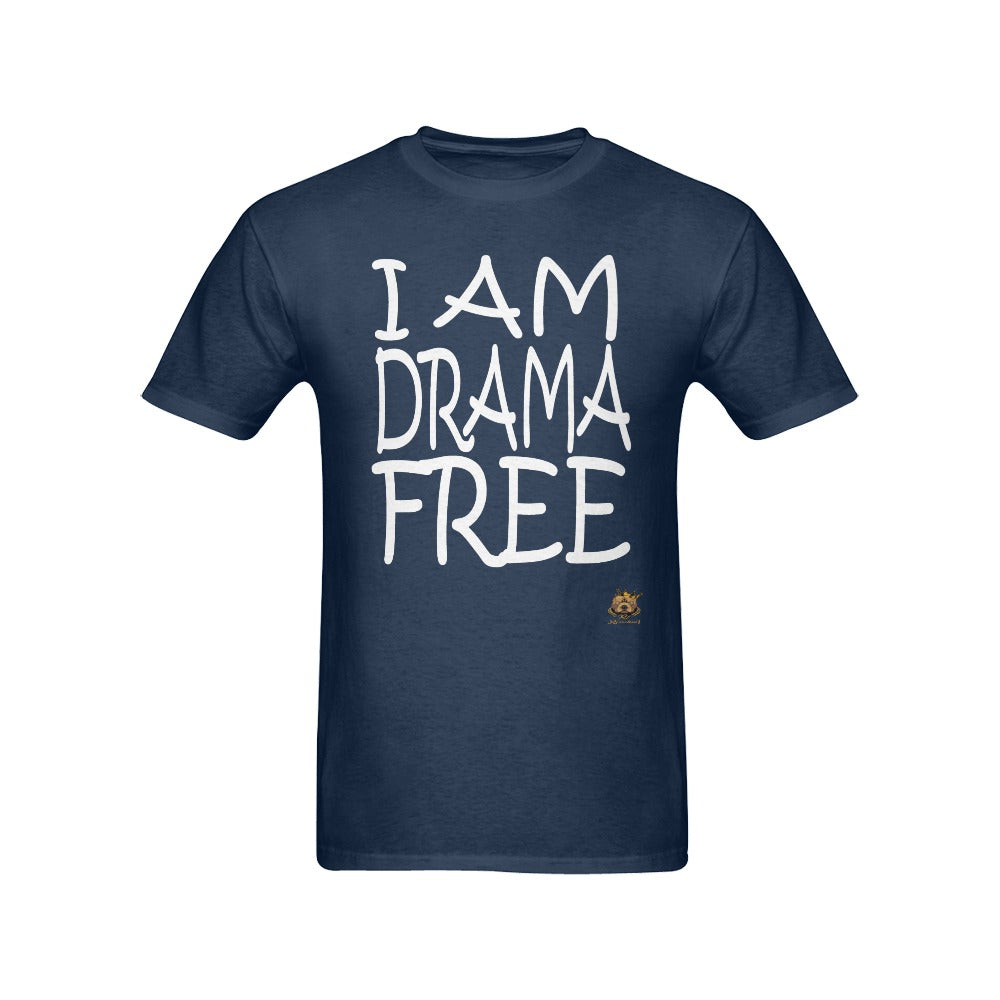 #DRAMA FREE# Navy Blue T-Shirt