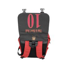 #This Is How I Roll# 10 Red/Gold Casual Shoulders Backpack (Model 1623)