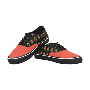 #Rossolini1# Pantone Classic Women's Canvas Low Top Shoes/Large (Model E001-4)