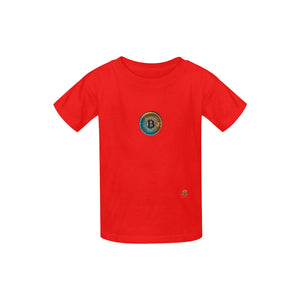 #Rossolini1# BTC Red Kid's  Classic T-shirt (Model T22)