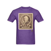 #Stamped# Booker T Washington Purple T-Shirt