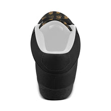 #Rossolini1# TimeLess Black Women's Chukka Canvas Shoes (Model 003)