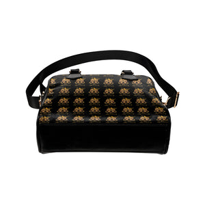 #Rossolini1# 2 Black Shoulder Handbag (Model 1634)
