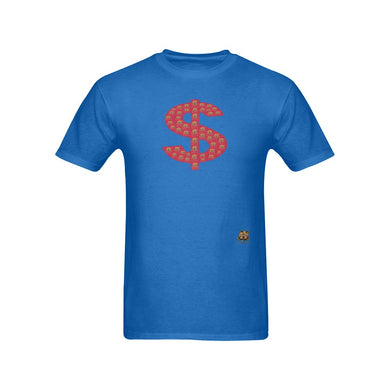 #Rossolini1# Red Money Sign Blue T-Shirt