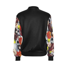 #Rossolini1# In Your Face BALLIN Bomber Jacket for Women (Model H36)
