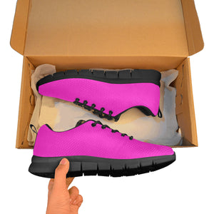 #Rossolini1# TimeLess Hot Pink Women's Breathable Running Shoes/Large (Model 055)