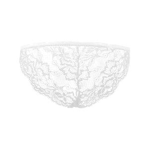 #Rossolini1# Cocker Spaniel White Women's Lace Panty (Model L41)
