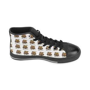 #Rossolini1# InSider Mask Off White High Top Canvas Shoes for Kid (Model 017)