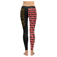 #Rossolini1# TheName LIPS and HEARTS Low Rise Leggings (Invisible Stitch) (Model L05)