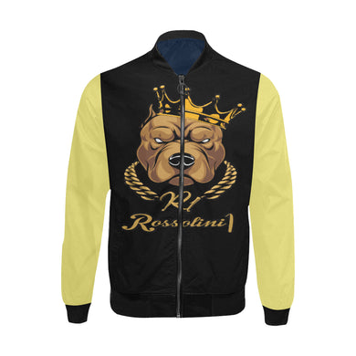 #Rossolini1# In Your Face Lemon Bomber Jacket for Men (Model H31)