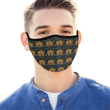 #Rossolini1# Navy Blue Mouth Mask (2 Filters Included) (Non-medical Products)