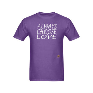 #Rossolini1# Always Choose Love Purple T-Shirt