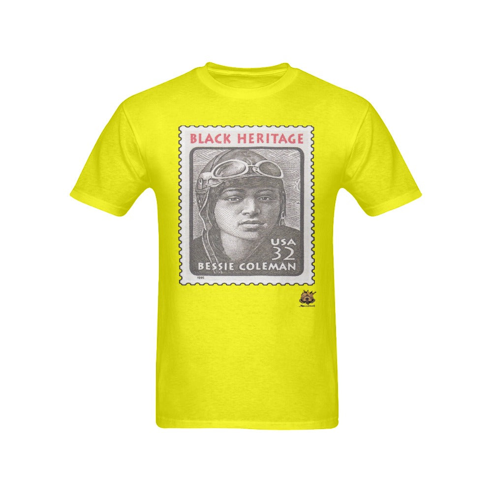 #Stamped# Bessie Coleman Yellow T-Shirt