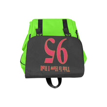 #This Is How I Roll# 95 Red/Gold Casual Shoulders Backpack (Model 1623)