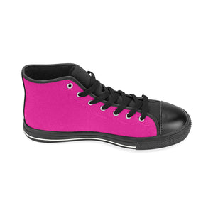 #Rossolini1# InSider Pink High Top Canvas Shoes for Kid (Model 017)