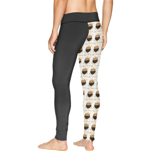 #MASKON# All Over Right White Meggings (Model L38)