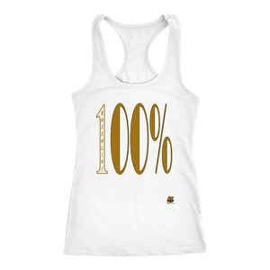 #100%# Racerback Tank