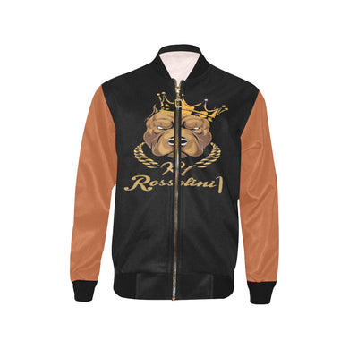 #Rossolini1# In Your Face Root Beer Sleeves Kids' Bomber Jacket (Model H40)