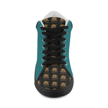#Rossolini1# TimeLess Kelly Green Men's Chukka Canvas Shoes (Model 003)