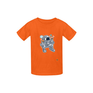 #Rossolini1# Astronaut Ice Cream Orange Kid's  Classic T-shirt (Model T22)