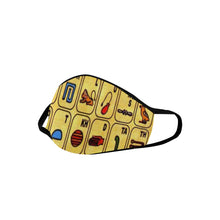 #HIEROGLYPHIC ALPHABET# Mouth Mask