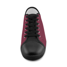 #Rossolini1# Candy Apple Red Canvas Shoes for Women/Large Size (Model 016)