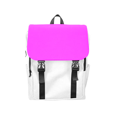 #Rossolini1# Pink/White Casual Shoulders Backpack (Model 1623)