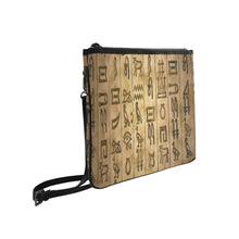#HIEROGLYPHS# Slim Clutch Bag (Model 1668)