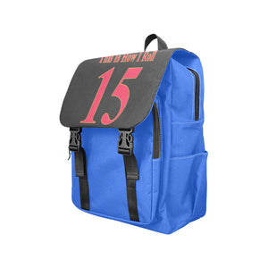 #This Is How I Roll# 15 Red/Gold Casual Shoulders Backpack (Model 1623)