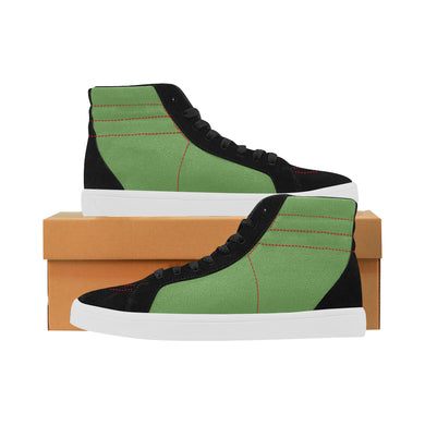 #Rossolini1# Grass Green Capricorn High Top Casual Shoes for Women (Model 037)