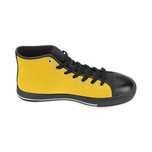 #Rossolini1# InSider Gold High Top Canvas Shoes for Kid (Model 017)