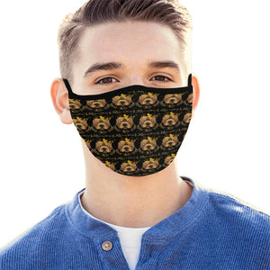 #Rossolini1# Black Mouth Mask (2 Filters Included) (Non-medical Products)
