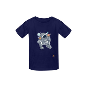 #Rossolini1# Astronaut Ice Cream Royal Blue Kid's  Classic T-shirt (Model T22)