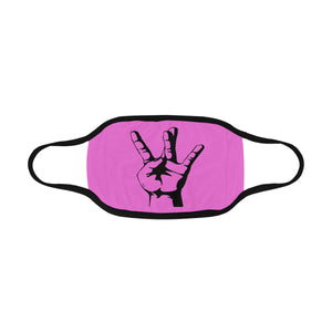 #STRAIGHT OUT OF THE WEST# Pink Mouth Mask