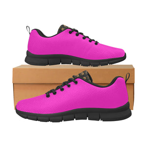 #Rossolini1# TimeLess Hot Pink Women's Breathable Running Shoes (Model 055)