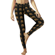 #Rossolini1# Black Low Rise Leggings (Invisible Stitch) (Model L05)