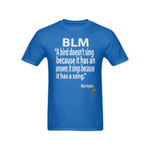 #A Bird Sings# Blue T-Shirt