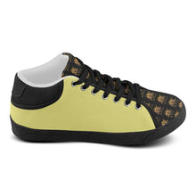 #Rossolini1# TimeLess Lemon Men's Chukka Canvas Shoes (Model 003)