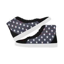 #Rossolini1# Blue Back Stars Capricorn High Top Casual Shoes for Women (Model 037)