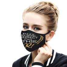#Rossolini1# Respect Mouth Mask in One Piece (2 Filters Included) (Model M02)