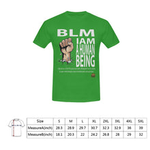 #Rossolini1# I Am A Human Being Green T-Shirt