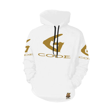 #Rossolini1# G-CODE White Hoodie for Women (Model H13)